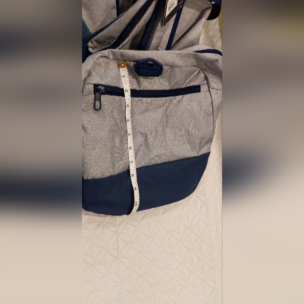 Adidas Blue and Gray Duffel Bag - Picture 6 of 13